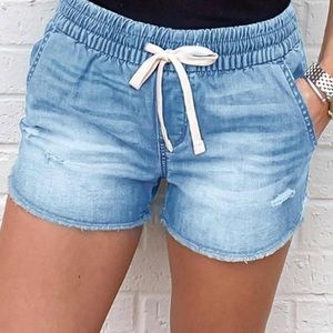 Flamingo Stretchy Shorts